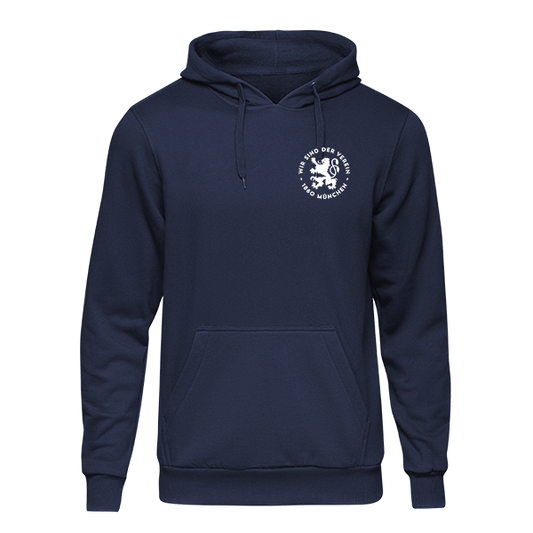 Hoodie - Wir sind der Verein "dunkel" (front)