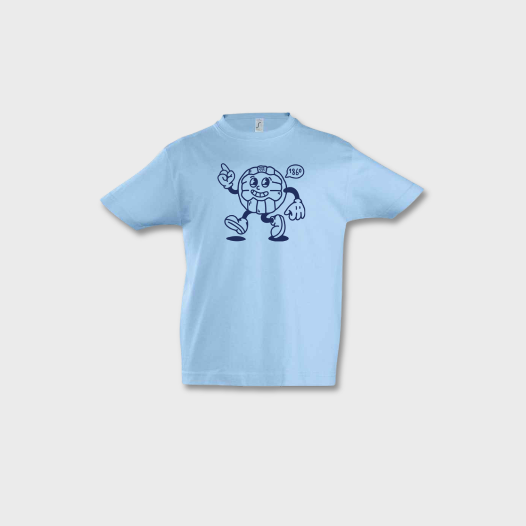 Kindershirt - "Character" (hellblau)