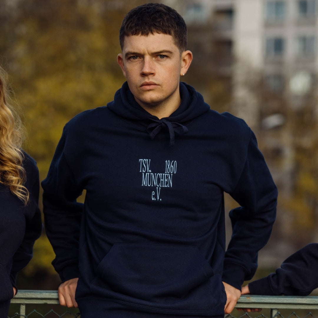 Hoodie - "E.V Herz" (navy)