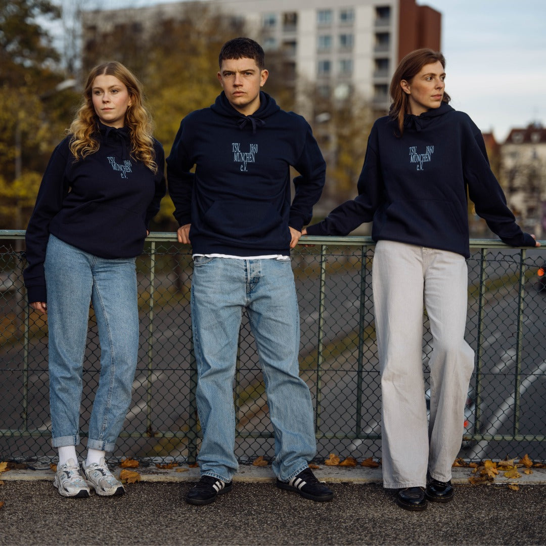 Hoodie - "E.V Herz" (navy)