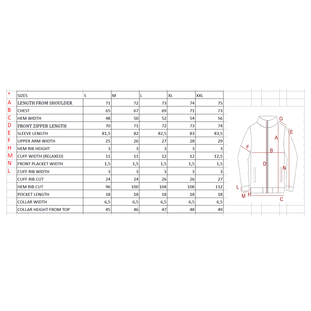 PRE-ORDER 1860 Tracksuit - Jacke