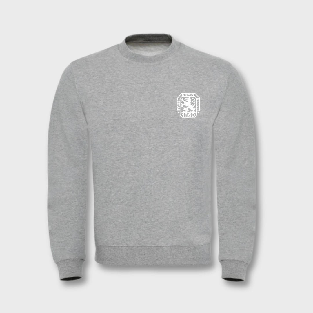 Pullover - "Faustkampfriege", grau
